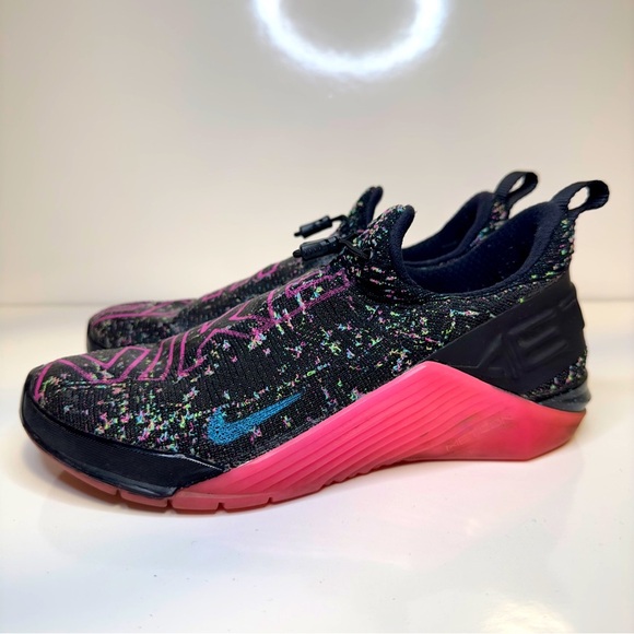 Nike React Metcon AMP ‘Black Fire Pink’ – Size 7.5 US (Rare & Limited Edition!) - Picture 4 of 9